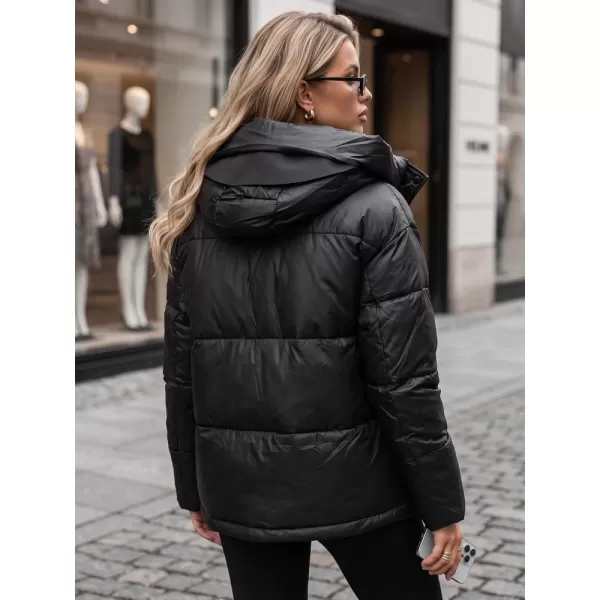  Dámská bunda DSTREET TY5966 ČERNÁ 