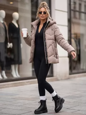 Dámská bunda DSTREET TY5753 KHAKI