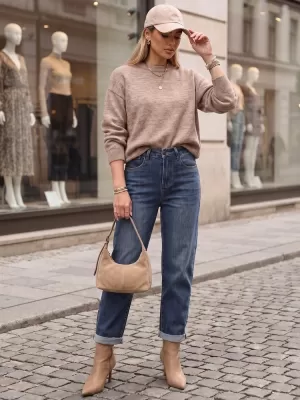Dámské kalhoty DSTREET UY3113 MODRÁ