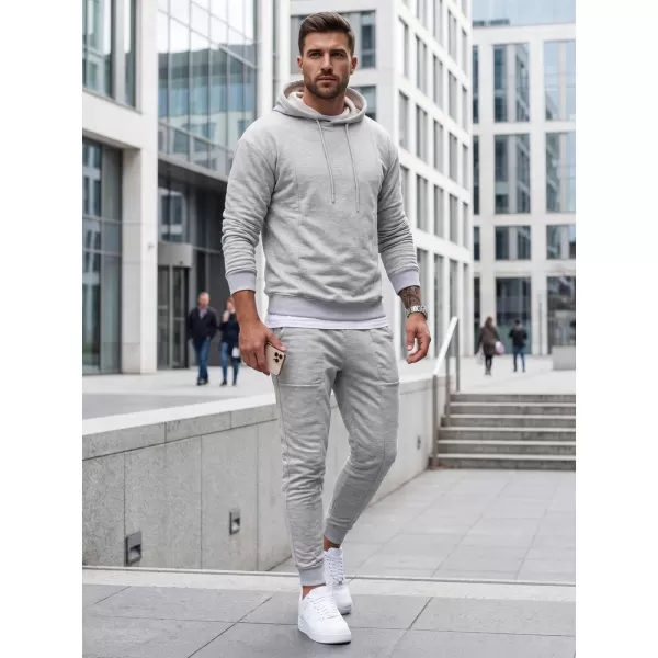  Pánská souprava DSTREET AX0675 TMAVĚ ŠEDÁ 