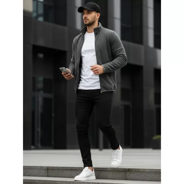  Pánská mikina DSTREET BX4772 TMAVĚ ŠEDÁ 