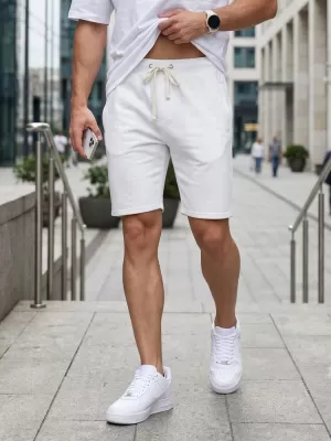 Pánské kraťasy DSTREET SX2630 BÍLÁ