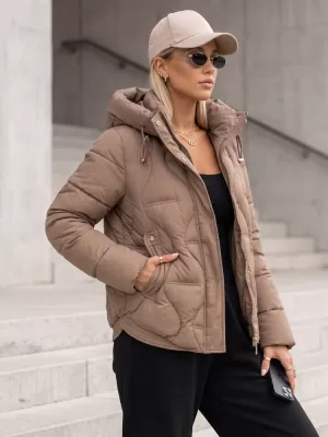 Dámská bunda DSTREET TY5941 BÉŽOVÁ