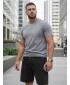 Pánské triko DSTREET RX5675 SVĚTLE ŠEDÁ