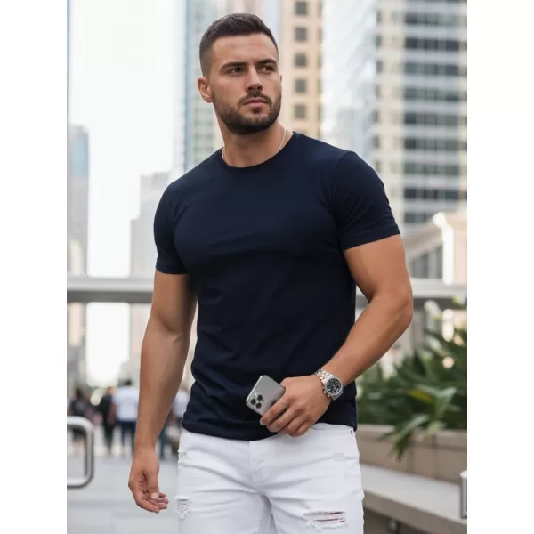  Pánské triko DSTREET RX5673 TMAVĚ MODRÁ 