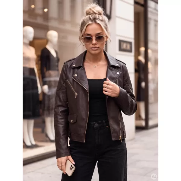  Dámská bunda DSTREET1 TY5963 HNĚDÁ 