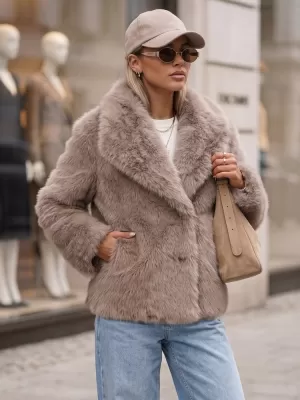 Dámská bunda DSTREET TY5905 BÉŽOVÁ