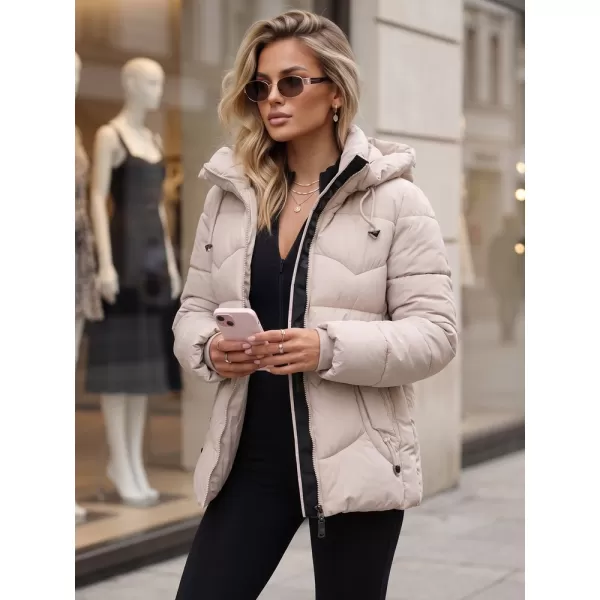  Dámská bunda DSTREET TY5750 BÉŽOVÁ 