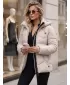 Dámská bunda DSTREET TY5750 BÉŽOVÁ
