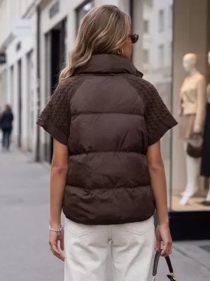 Dámská bunda DSTREET TY5924 HNĚDÁ