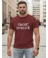 Pánské triko DSTREET NX5144R-BU BORDO