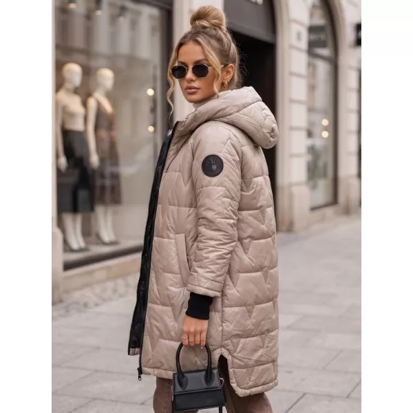  Dámská bunda DSTREET TY5790 KARAMELOVÁ 
