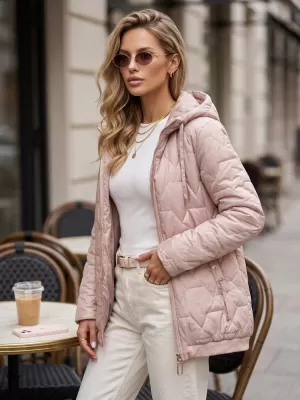 Dámská bunda DSTREET TY5804 RŮŽOVÁ