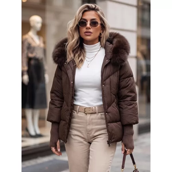  Dámská bunda DSTREET TY5744 HNĚDÁ 