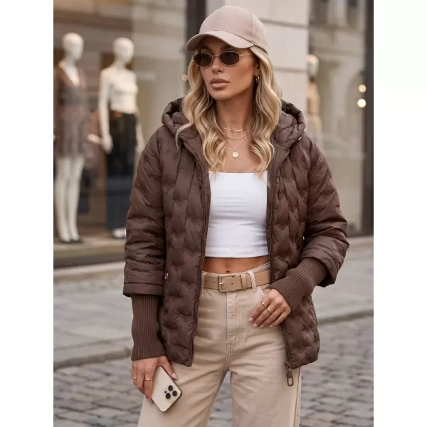  Dámská bunda DSTREET TY5870 HNĚDÁ 