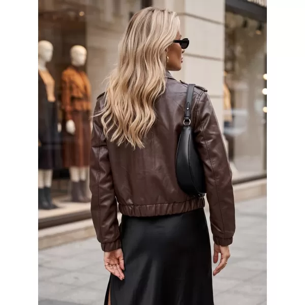  Dámská bunda DSTREET TY5872 HNĚDÁ 