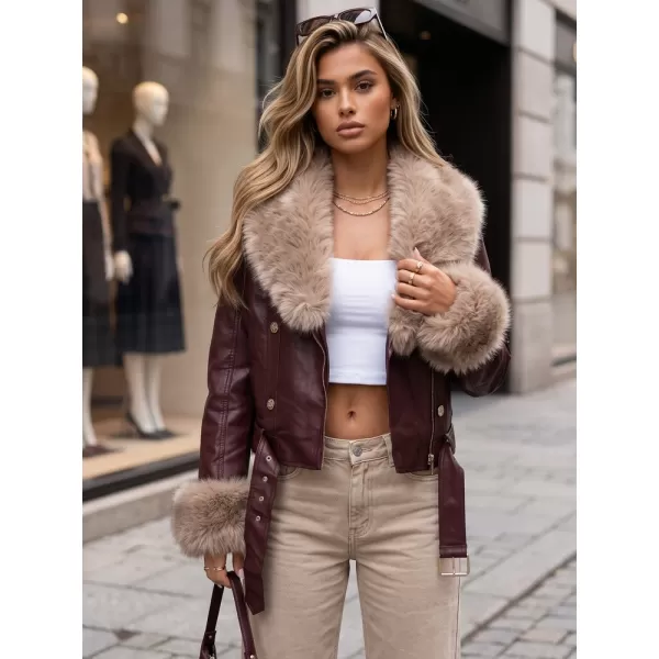  Dámská bunda DSTREET TY5980 BORDOVÁ 