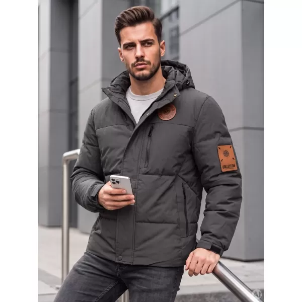  Pánská bunda DSTREET1 TX5155 TMAVĚ ŠEDÁ 