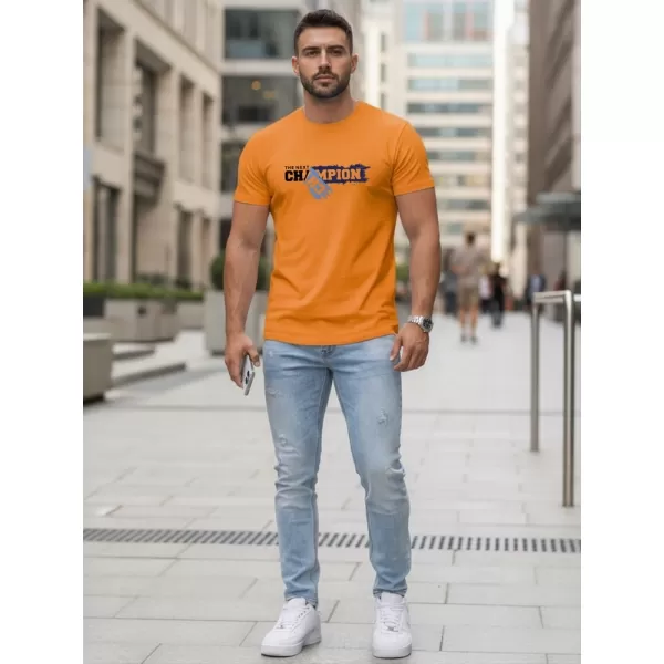  Pásnké triko DSTREET NX5017R-OR ORANŽOVÁ 
