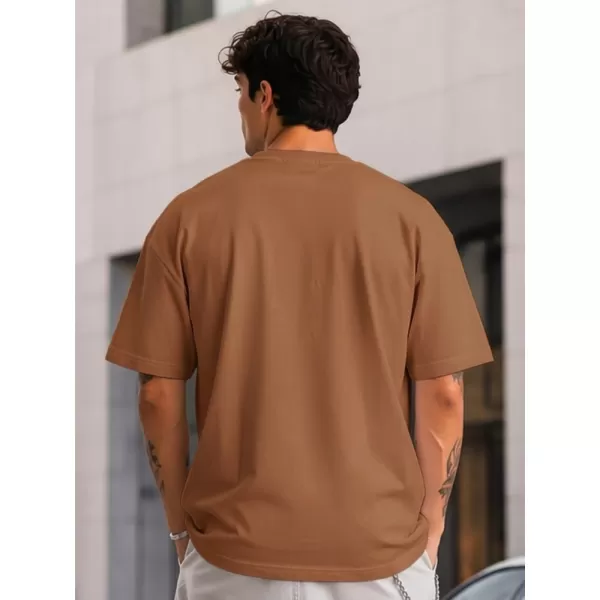  Pánské triko DSTREET RX5685 KARAMELOVÁ 