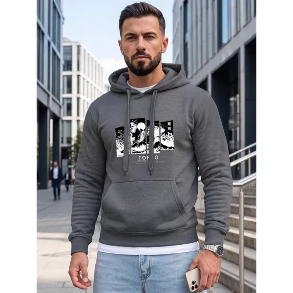  Pánská mikina DSTREET NX5146BX-05-09 TMAVĚ ŠEDÁ 