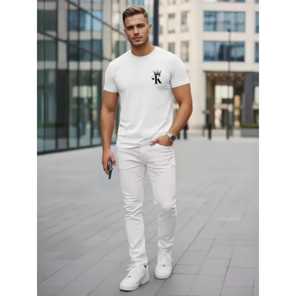  Pásnké triko DSTREET NX5104R-WH BÍLÁ 