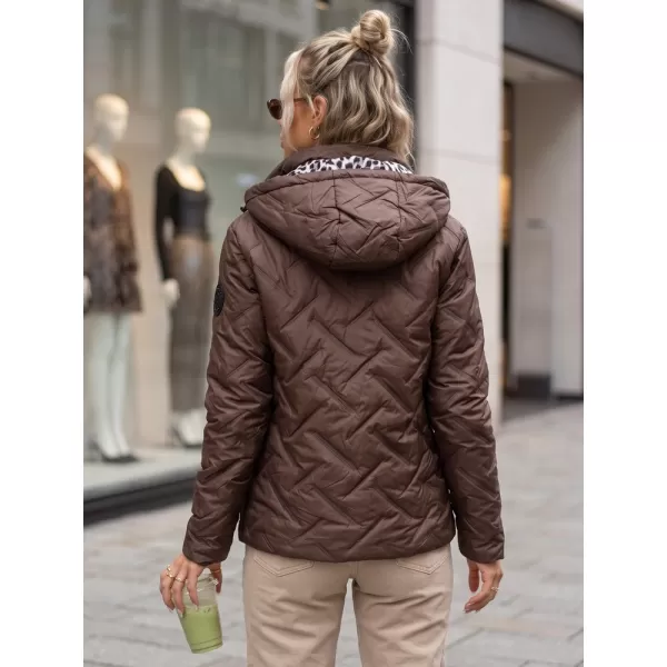  Dámská bunda DSTREET TY5772 HNĚDÁ 