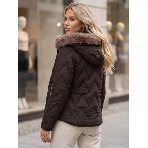  Dámská bunda DSTREET TY6084 HNĚDÁ 