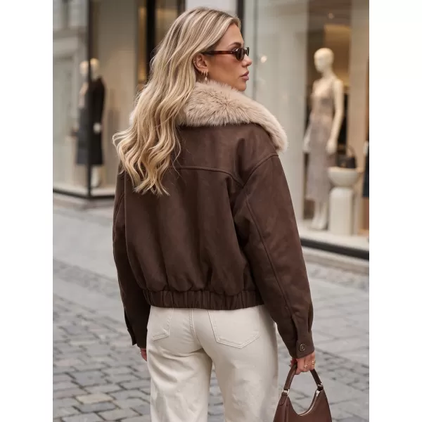  Dámská bunda DSTREET TY5694 HNĚDÁ 