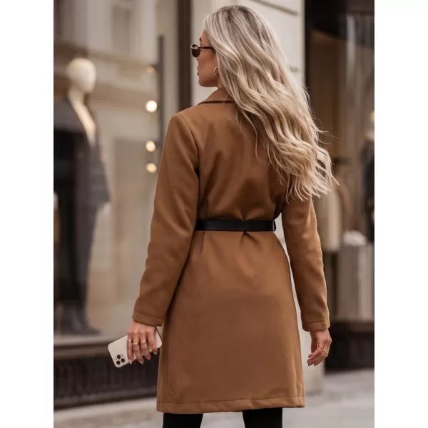  Dámský kabát DSTREET NY0641 KARAMELOVÁ 