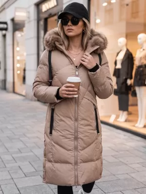 Dámská bunda DSTREET1 TY5357 KHAKI