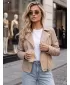 Dámská bunda DSTREET1 TY5899 BÉŽOVÁ