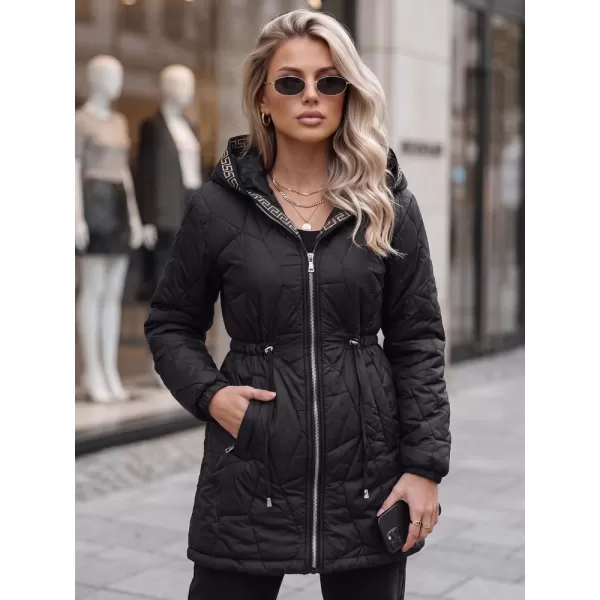  Dámská bunda DSTREET TY5393 ČERNÁ 