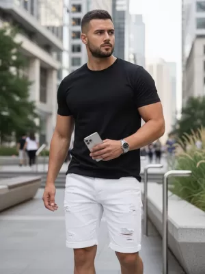 Pánské triko DSTREET RX5670 ČERNÁ