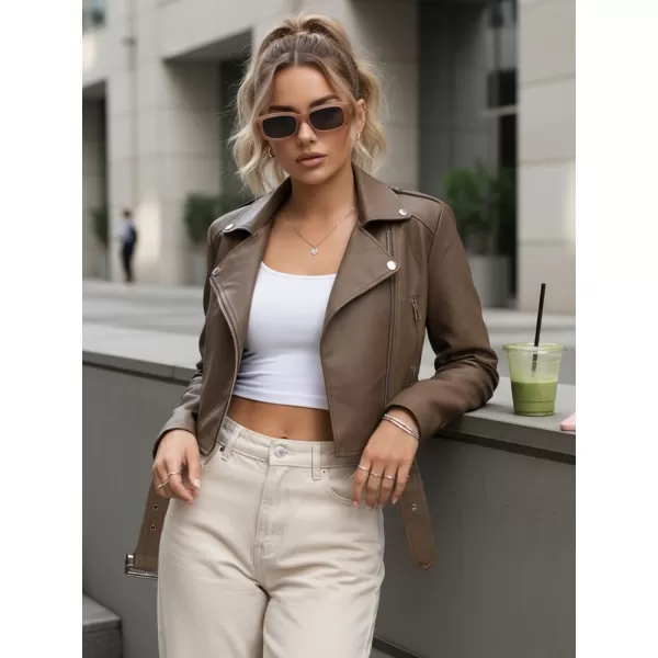  Dámská bunda DSTREET TY5673 HNĚDÁ 