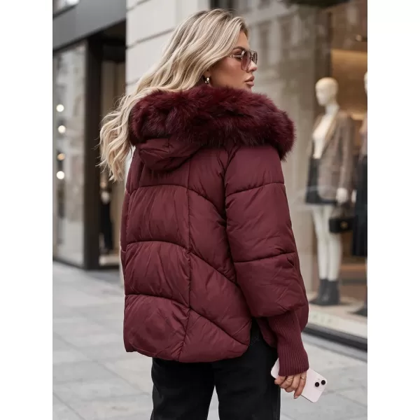  Dámská bunda DSTREET TY5992 BORDOVÁ 