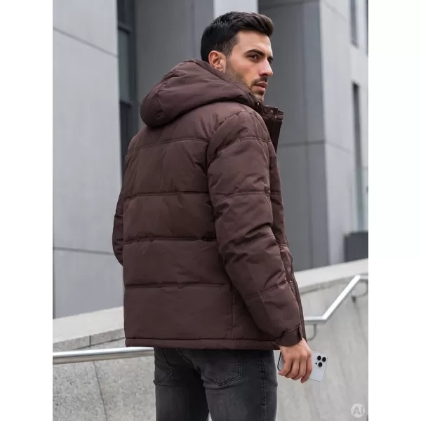  Pánská bunda DSTREET1 TX5166 HNĚDÁ 