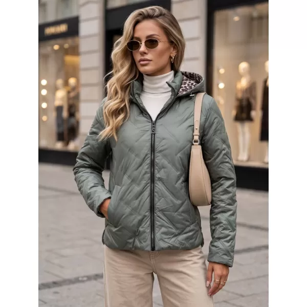  Dámská bunda DSTREET TY5775 ZELENÁ 