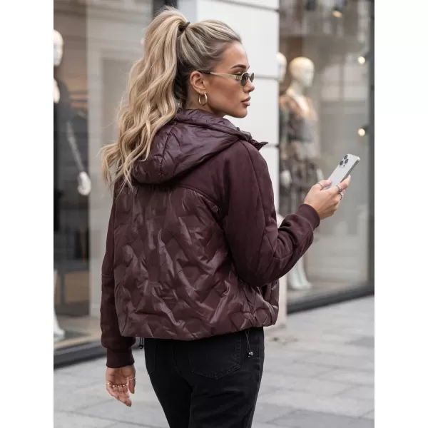  Dámská bunda DSTREET TY6094 BORDOVÁ 