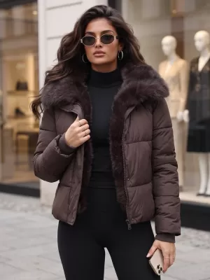 Dámská bunda DSTREET1 TY6100 FIALOVÁ