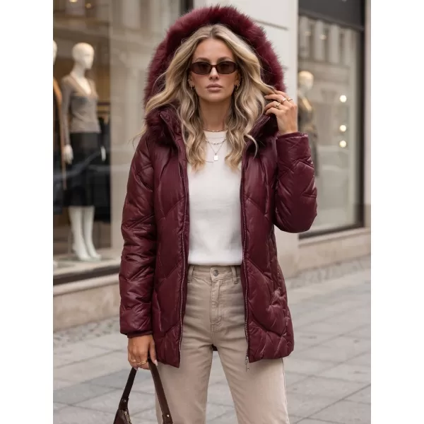  Dámská bunda DSTREET TY5813 BORDOVÁ 