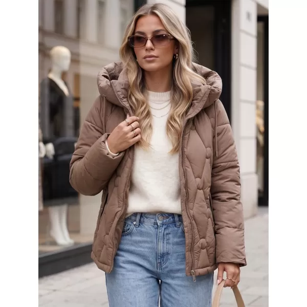  Dámská bunda DSTREET1 TY5949 KARAMELOVÁ 