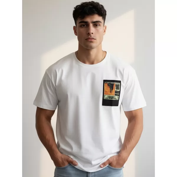  Pásnké triko DSTREET RX5301 BÍLÁ 
