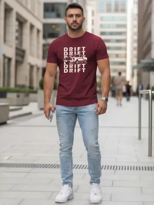 Pánské triko DSTREET NX5081R BORDO