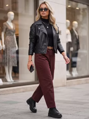 Dámské kalhoty DSTREET UY3121 BÉŽOVÁ