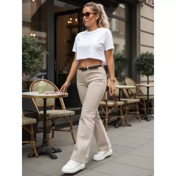  Dámské kalhoty DSTREET UY3059 ECRU 