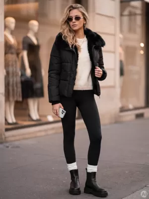 Dámská bunda DSTREET1 TY6107 ČERNÁ