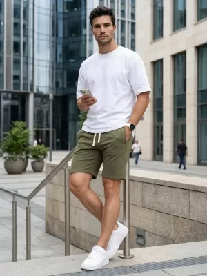 Pánské kraťasy DSTREET SX2627 KHAKI