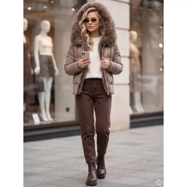  Dámská bunda DSTREET1 TY6113 KHAKI 