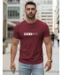Pánské triko DSTREET NX5122R-BU BORDO